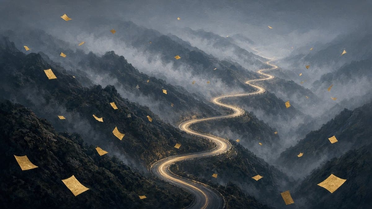 北宜公路九彎十八拐：撒冥紙的山路