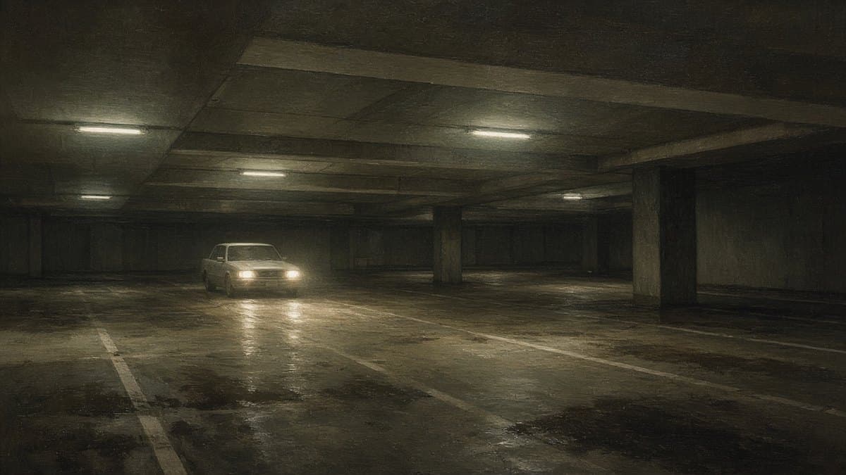 油麻地廟街後巷車位感應有幽靈車